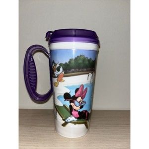 Disney Parks Rapid Fill Cup Handle Mickey Minnie Resorts Swimming Pool Purple